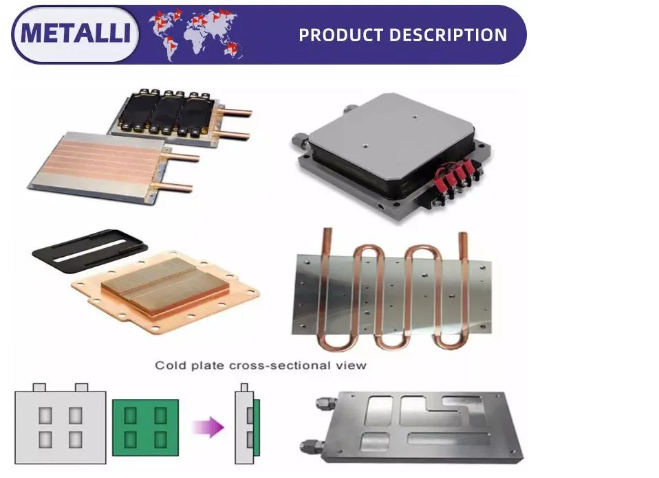 OEM Liquid Cooling Battery Cooling Plate Heat Exchange Customized Water Cold Plate