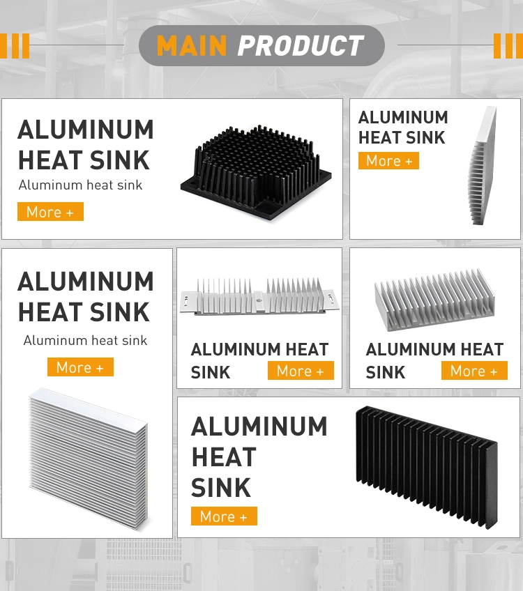 New Product Classical Skiving Aluminum Heat Pipe Heat Sink for Professional Medical Equipment